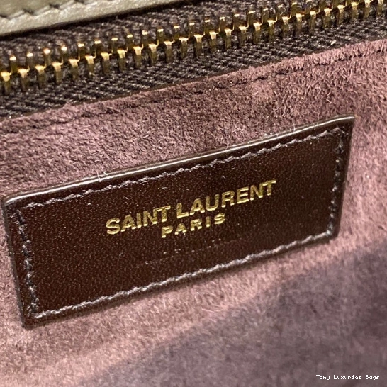 Tony Luxuries LOULOU SMOOTH IN LEATHER SATCHEL CARRE YSL 0714